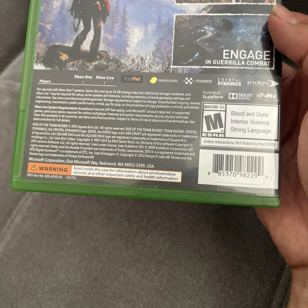 Rise Of The Tomb Raider - Microsoft Xbox One Working Tested!
